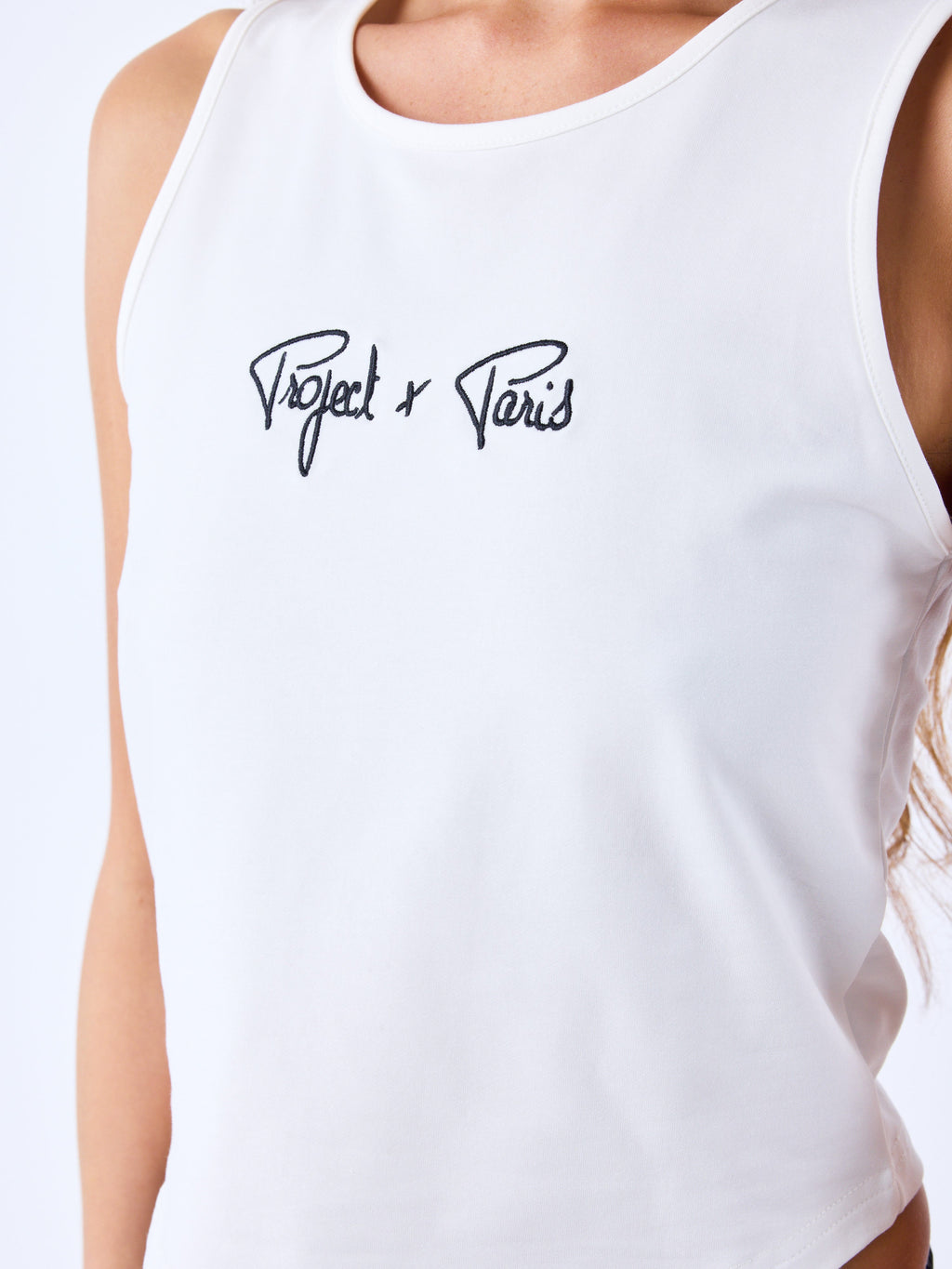 Crop Top Tirantes Signature Blanco Roto
