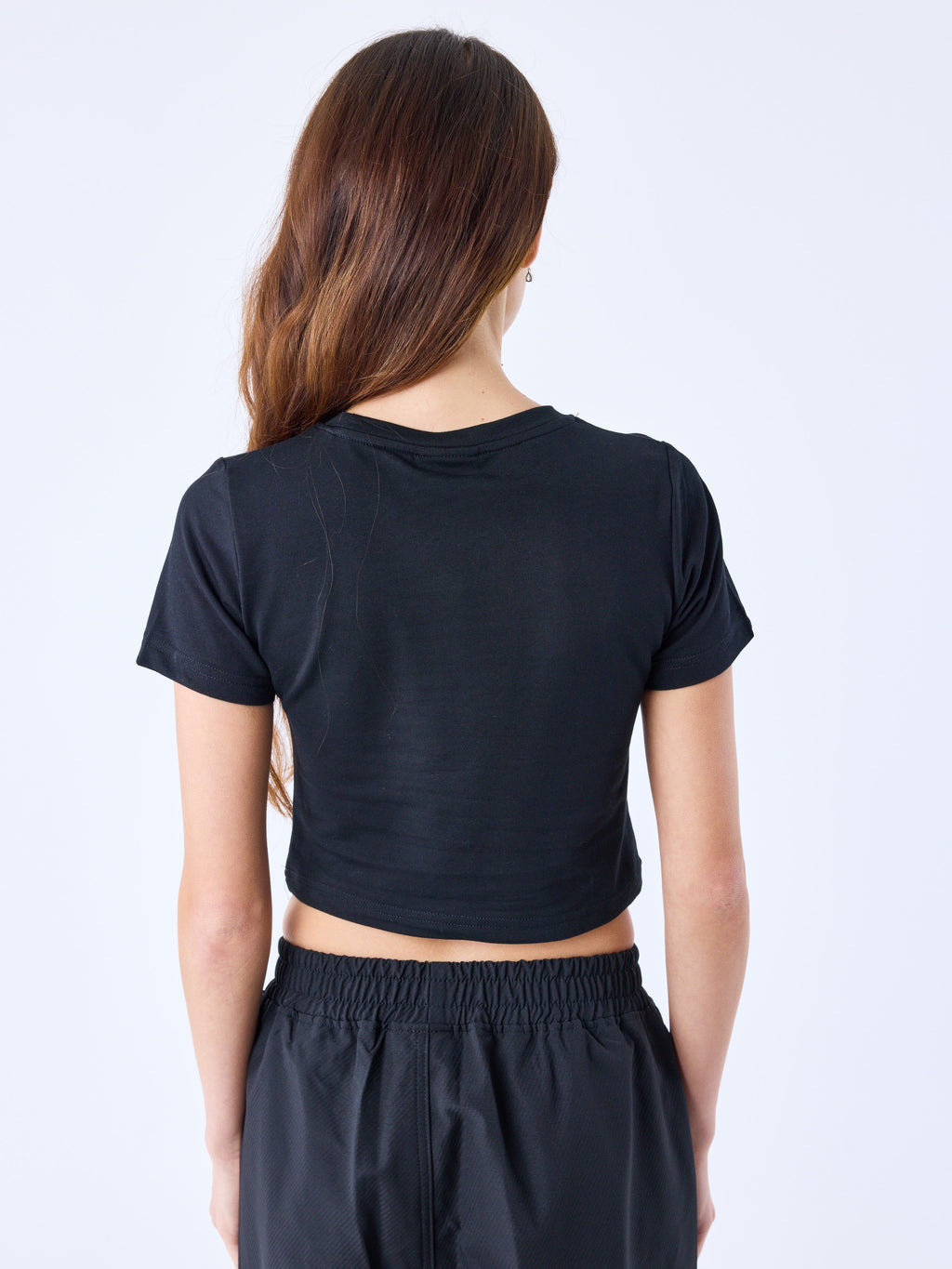 Crop Top Signature Negro