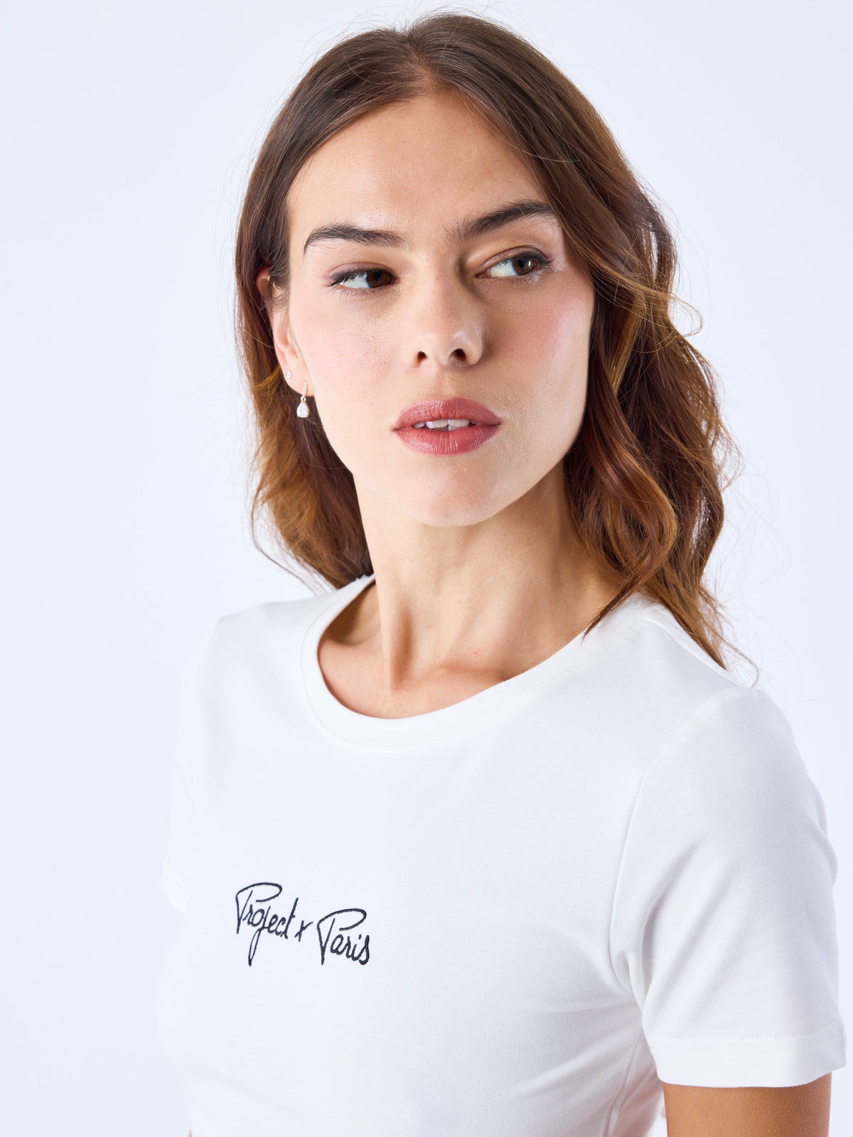 Crop Top Signature Blanco Roto
