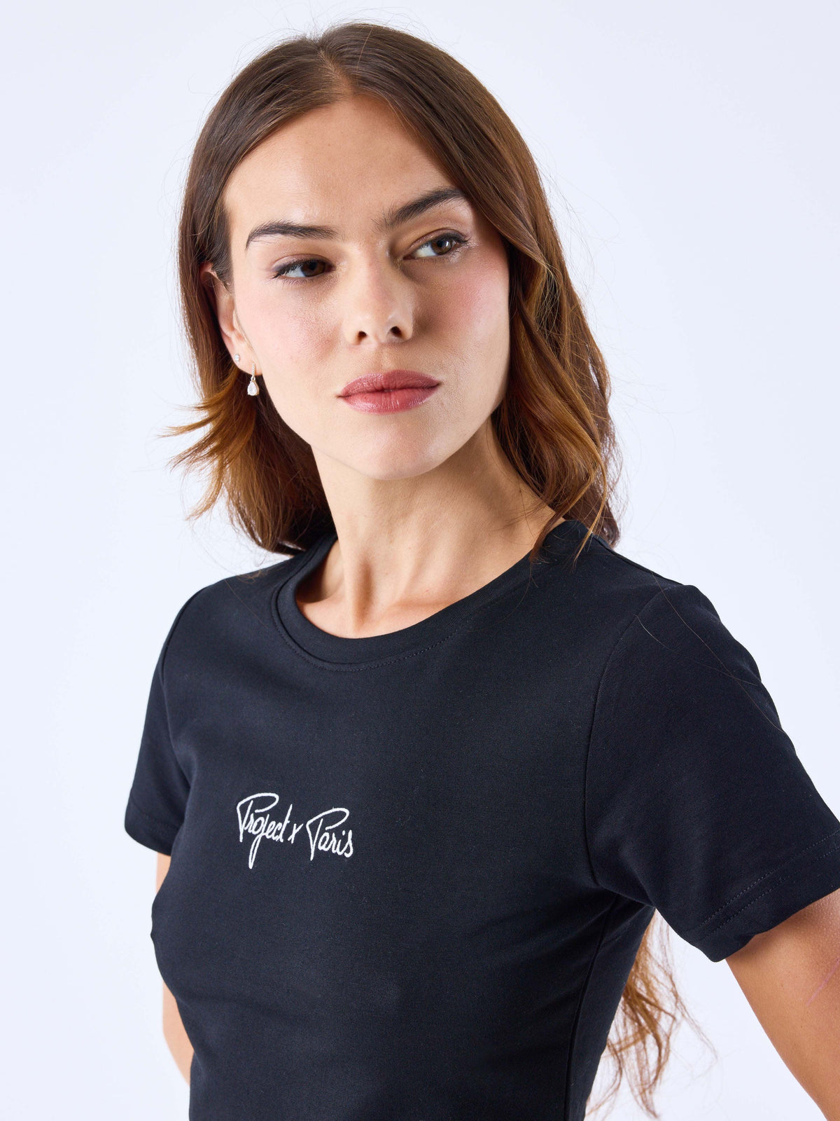 Crop Top Signature Negro