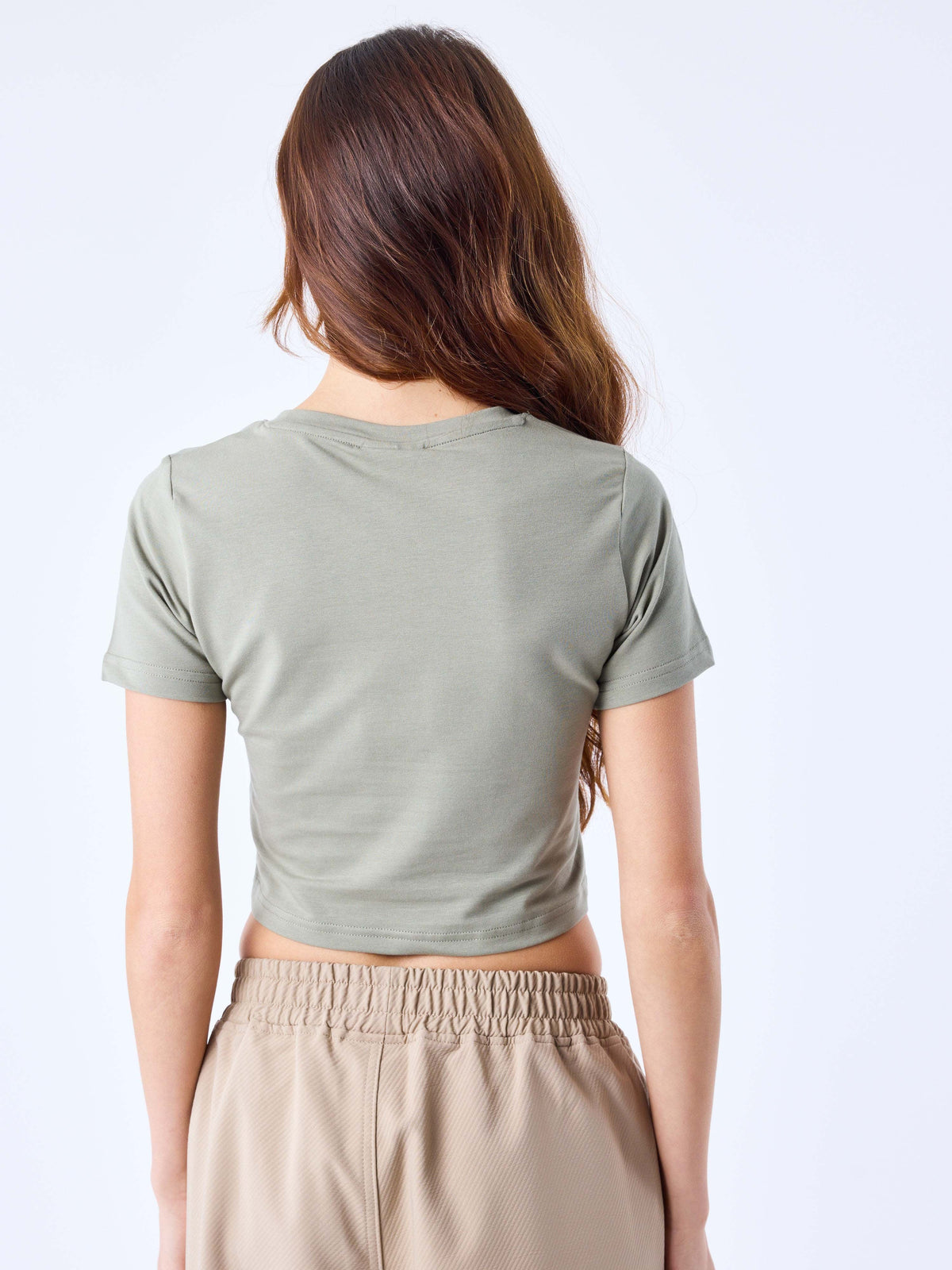 Crop Top Signature Oliva