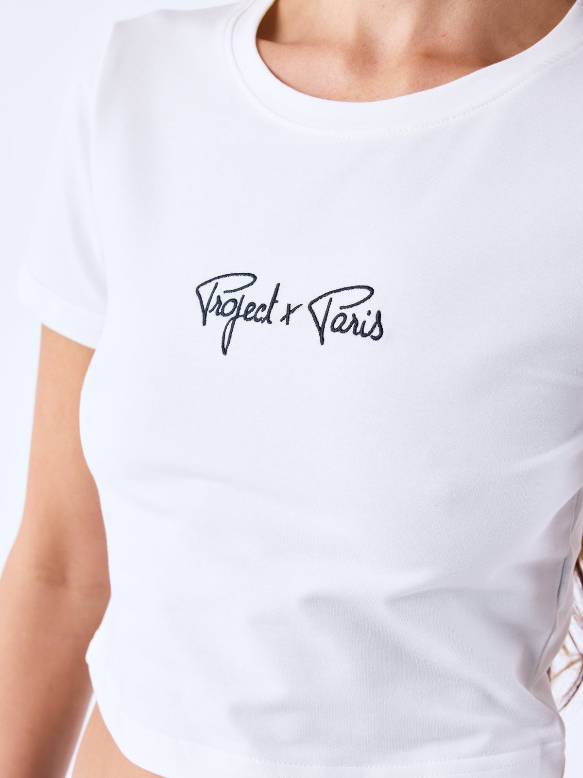 Crop Top Signature Blanco Roto
