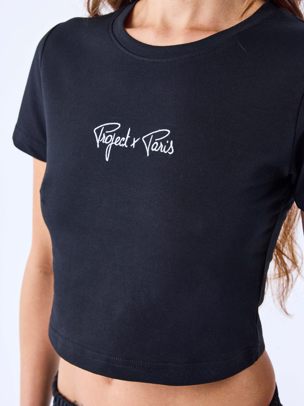 Crop Top Signature Negro