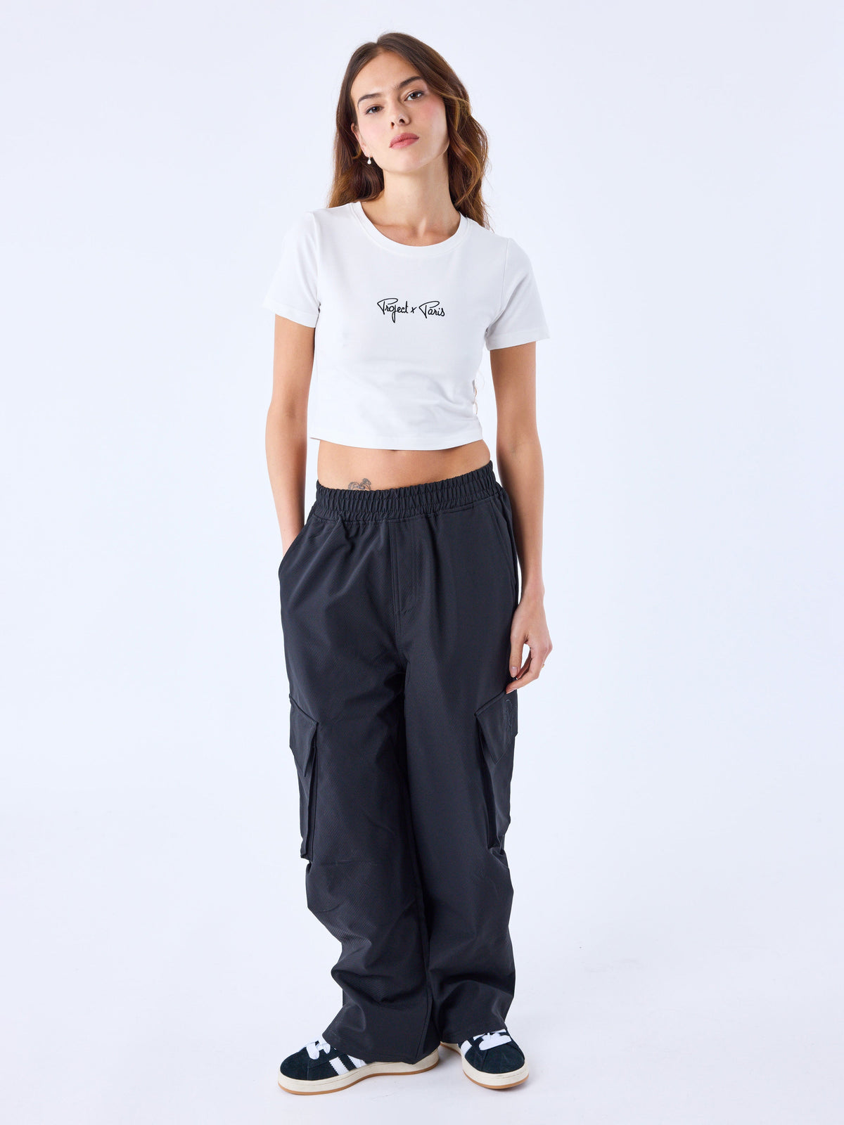 Crop Top Signature Blanco Roto