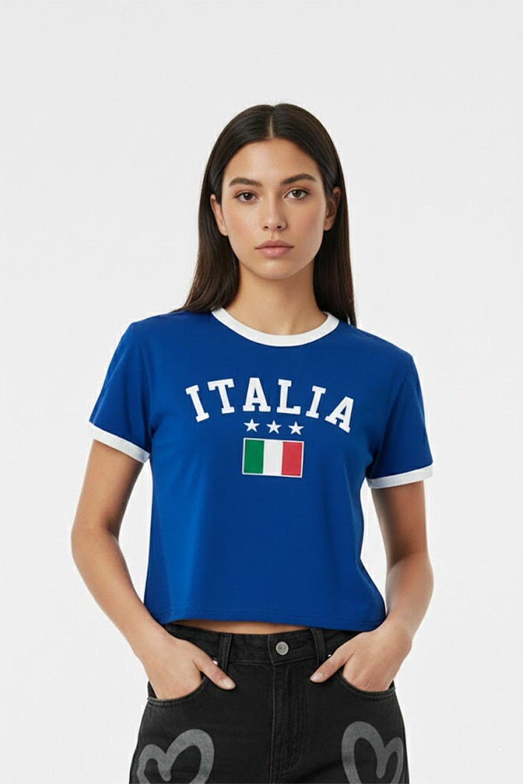 Italy Crop Top