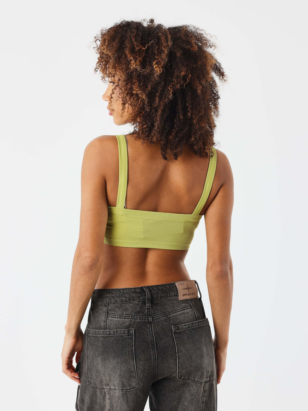 Nala Pistachio Crop Top
