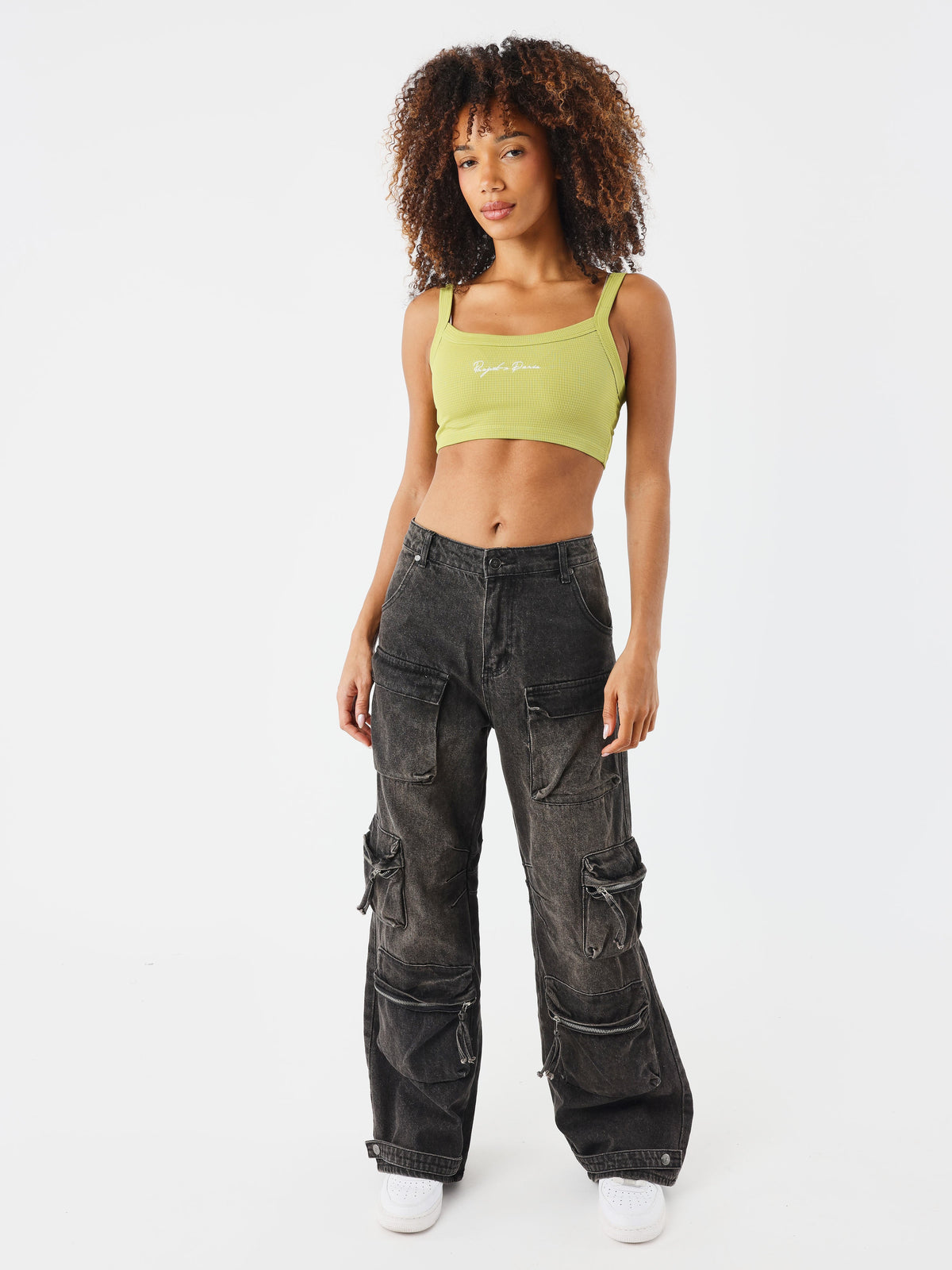 Nala Pistachio Crop Top