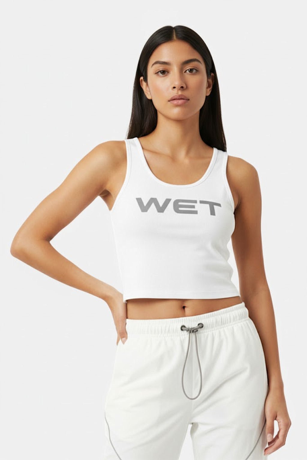 Wet Look Crop Top