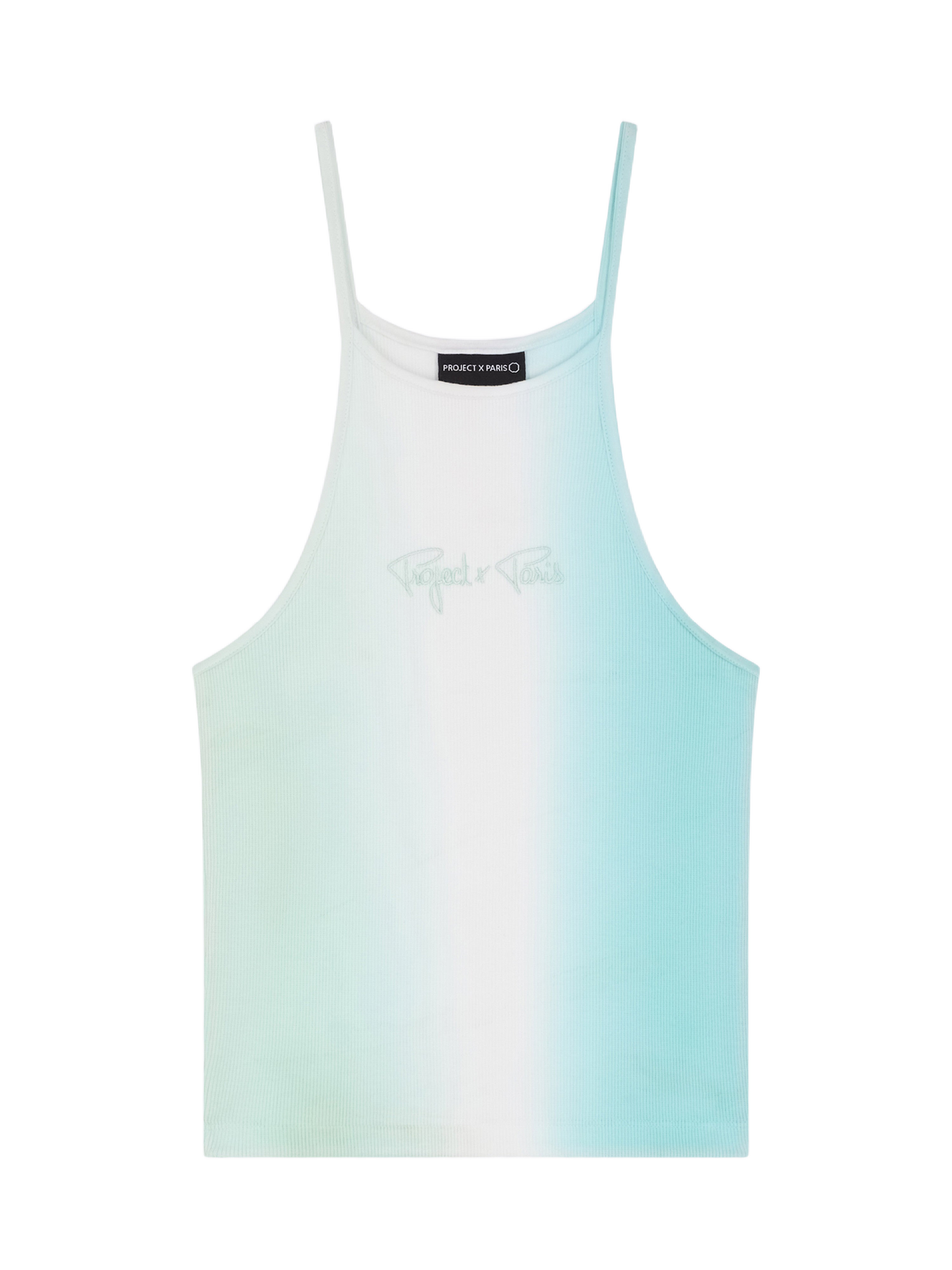 Aqua Ombré Crop Top