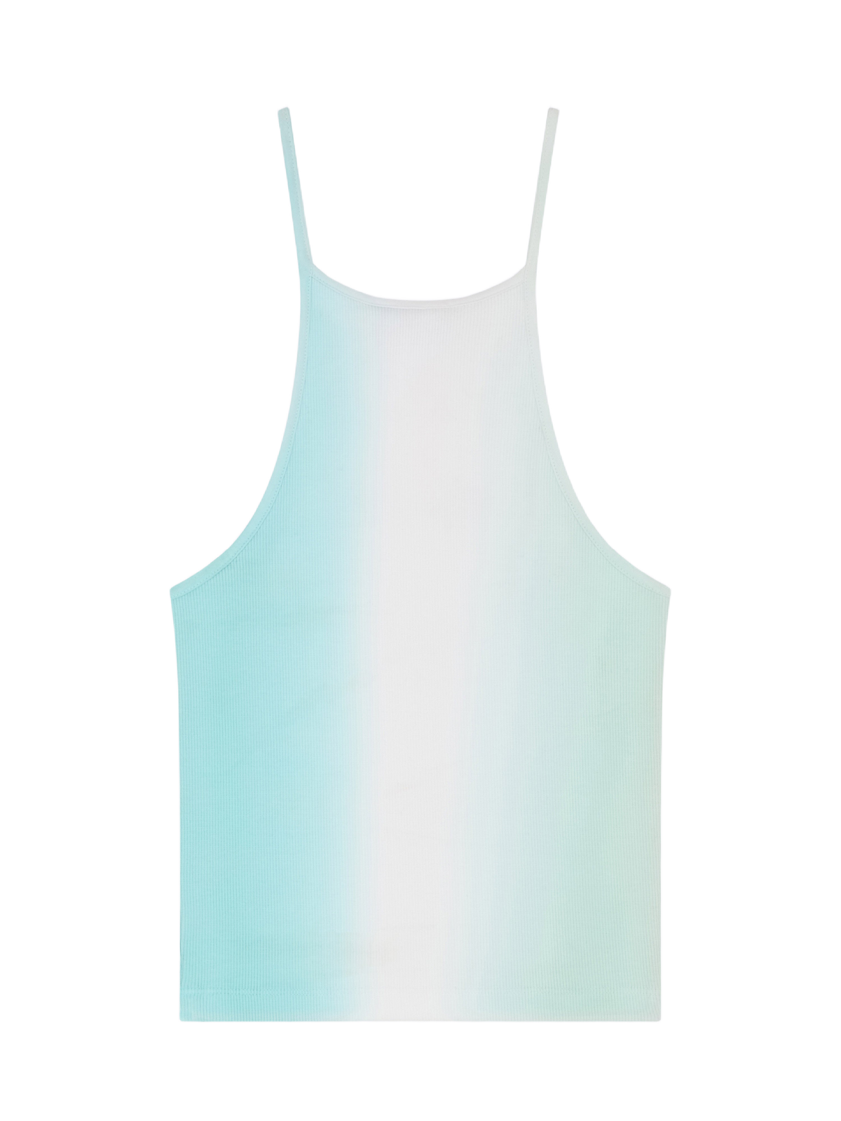 Aqua Ombré Crop Top
