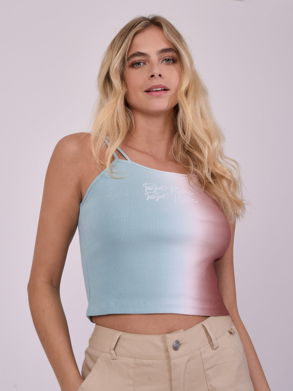 Turquoise Ombré Top