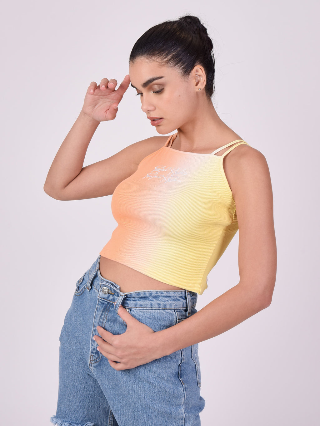 Peach Ombré Top