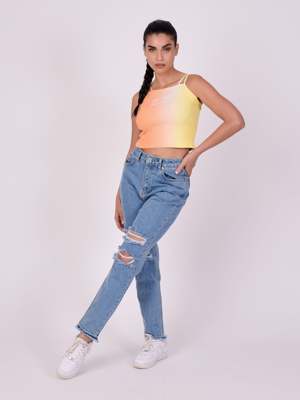 Peach Ombré Top