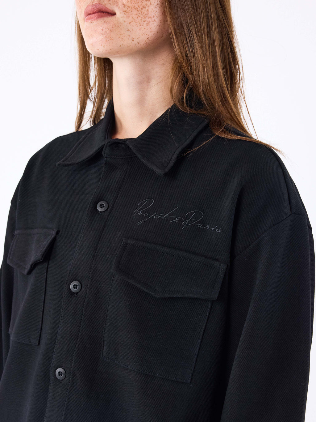 Sobrecamisa Texturizada Negra