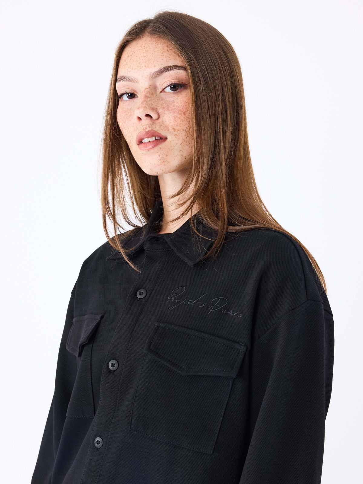 Sobrecamisa Texturizada Negra