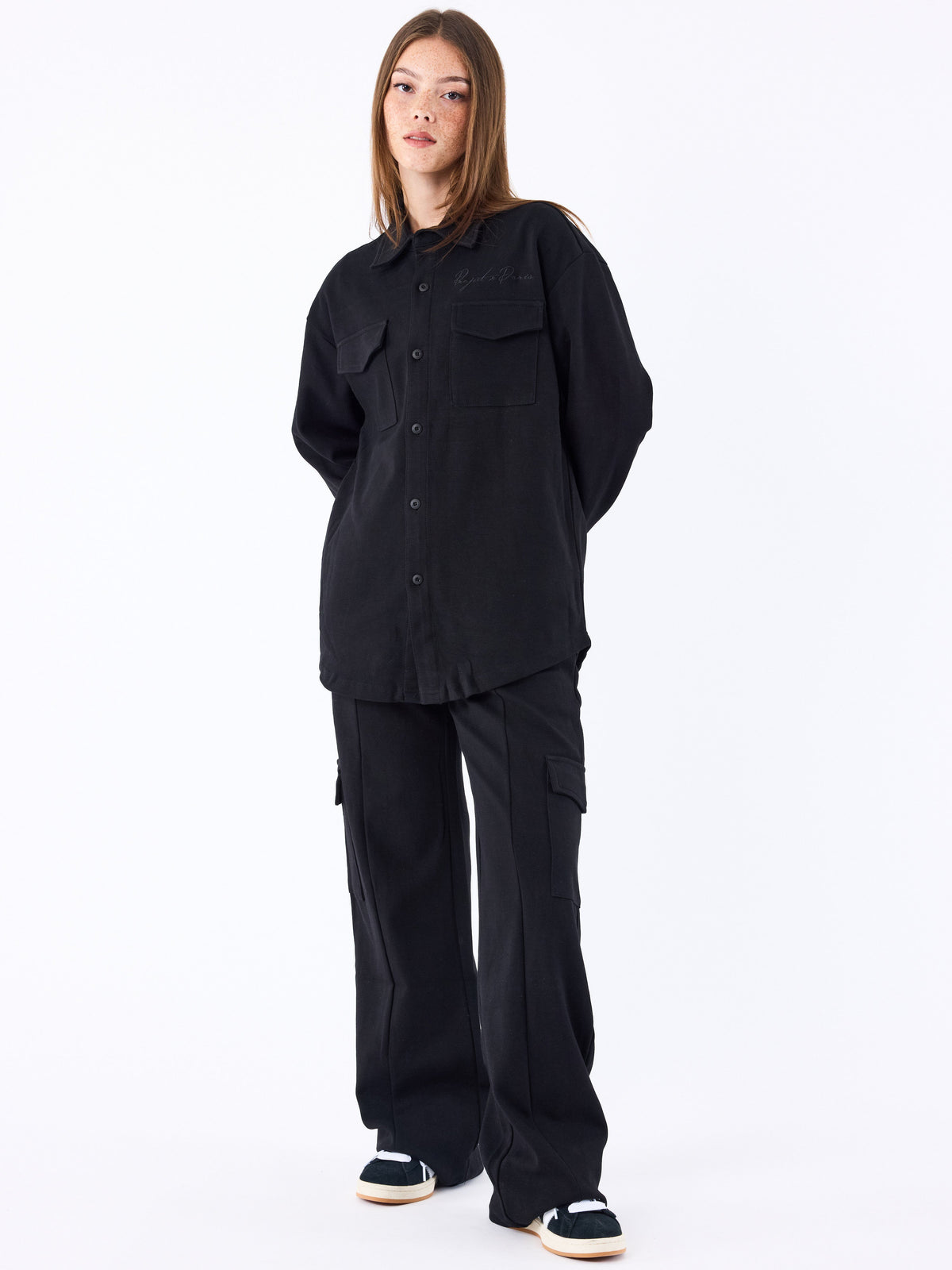 Sobrecamisa Texturizada Negra