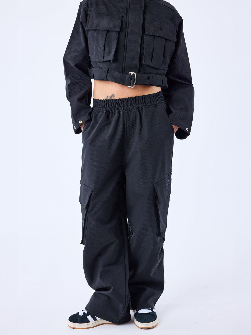 Pantalón Ancho de Pana con Bolsillos