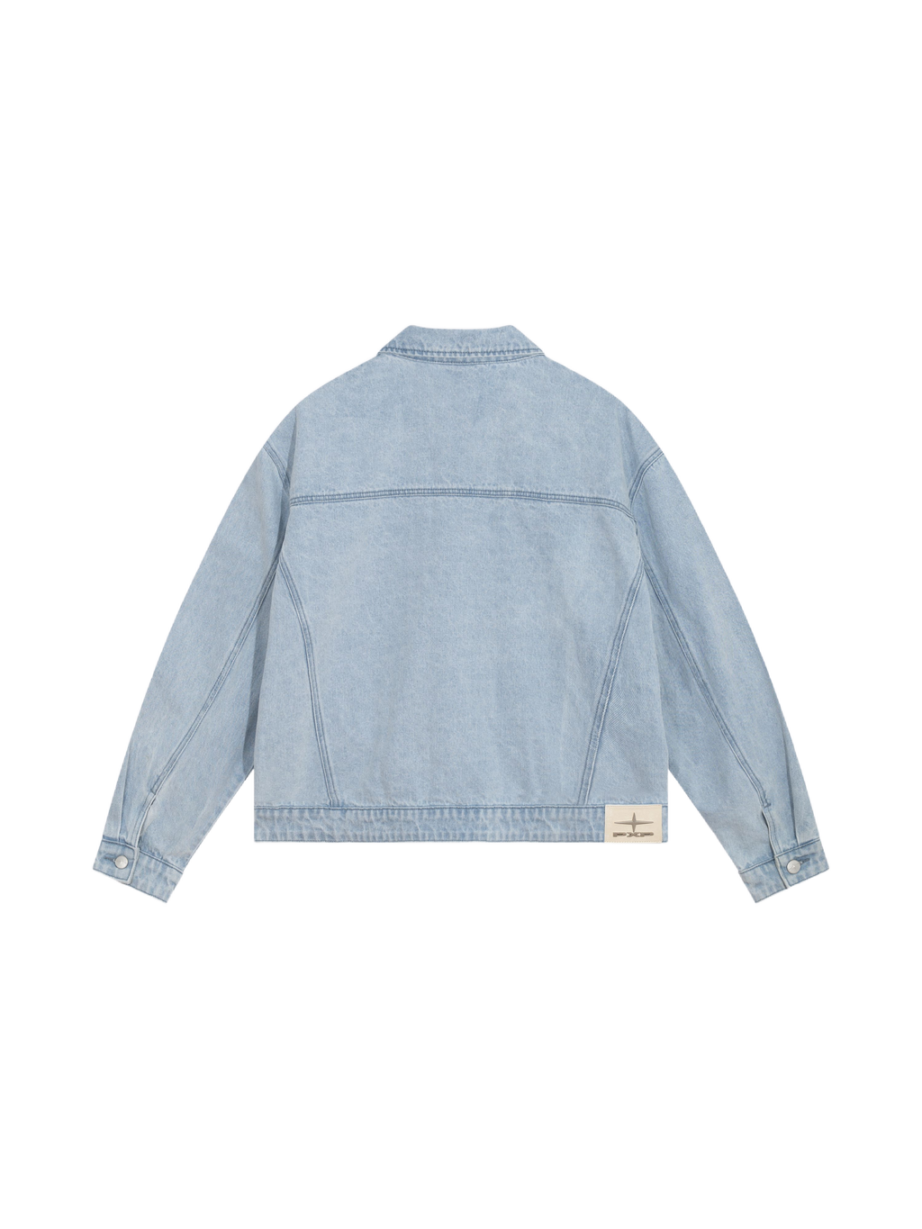 Chaqueta Oversize Vaquera Azul Desgastada Polaris