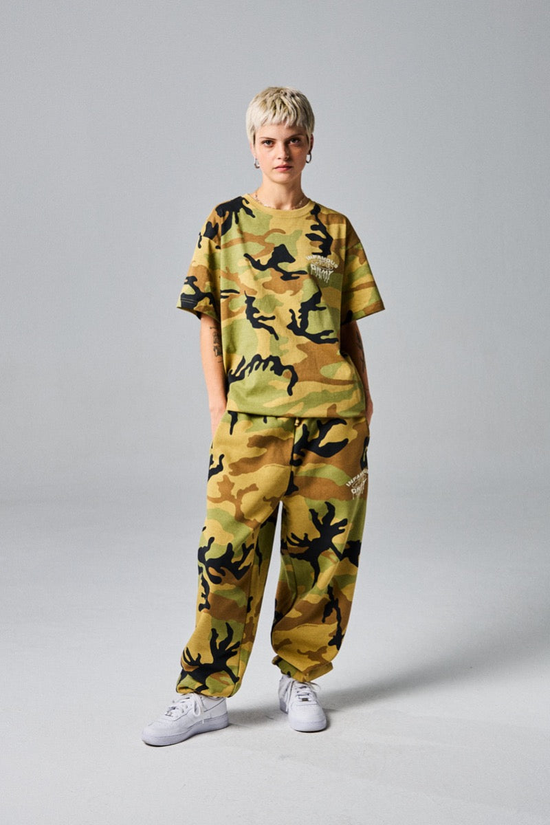 Grimey Follow The Dollar Brown Camo T-Shirt