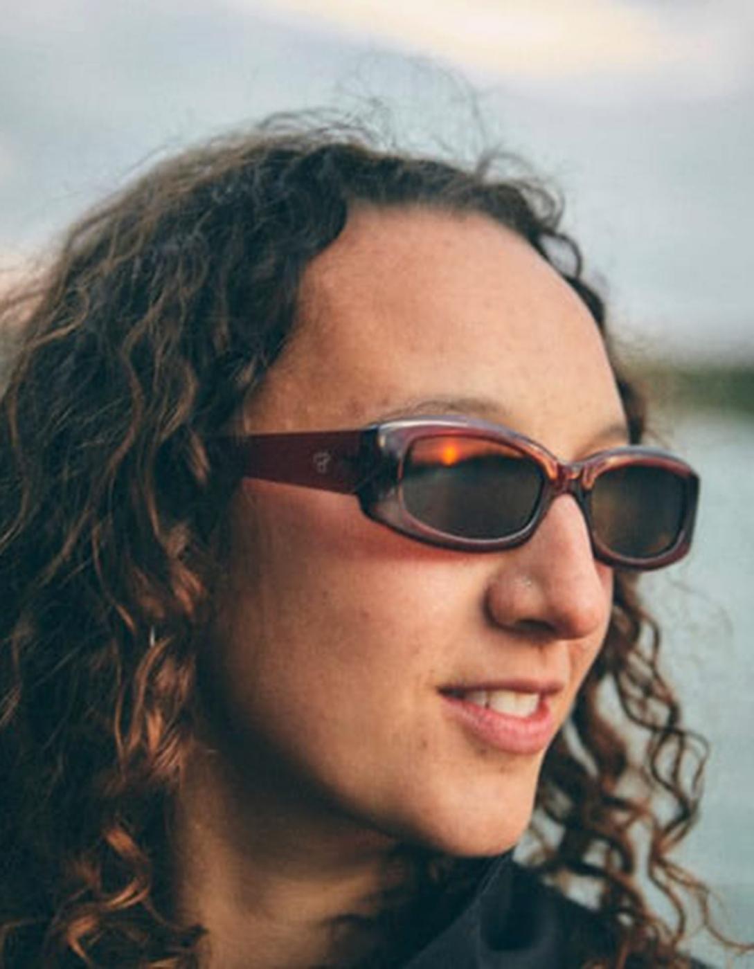 CHPO MICHELLE Sunglasses - Burgundy/Brown