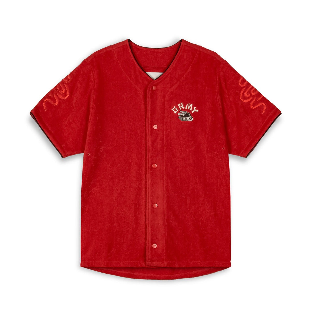 Camisa Béisbol Grimey Lucky Dragon Rizo Roja