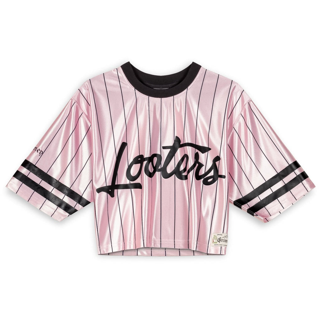 Top Grimey Causing Panic Crop Fútbol Rosa