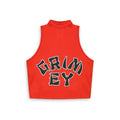 Top Grimey Lucky Dragon Girl Rojo