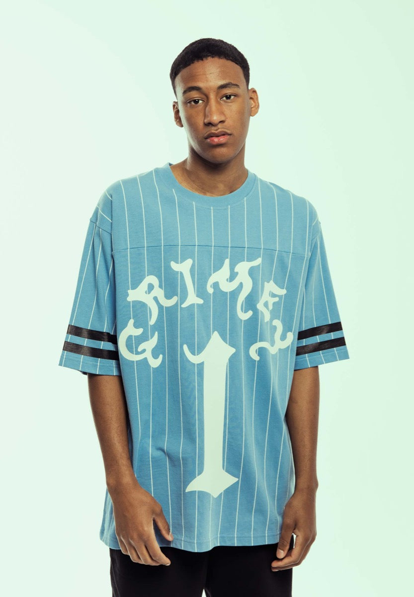 Camiseta Fútbol Grimey Causing Panic Heavyweight Azul