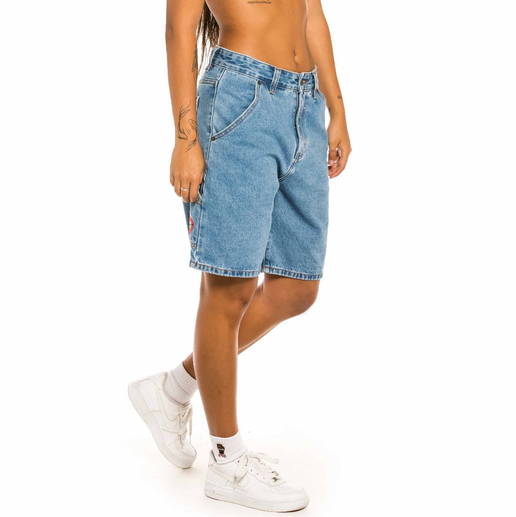 Bermuda Unisex Grimey Day Dreamer Vaquera Azul Lavado
