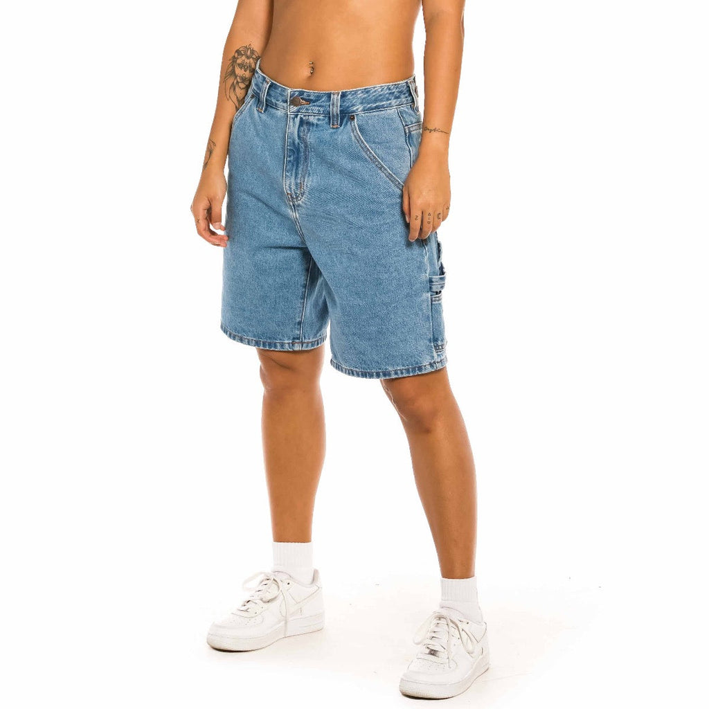 Bermuda Unisex Grimey Day Dreamer Vaquera Azul Lavado