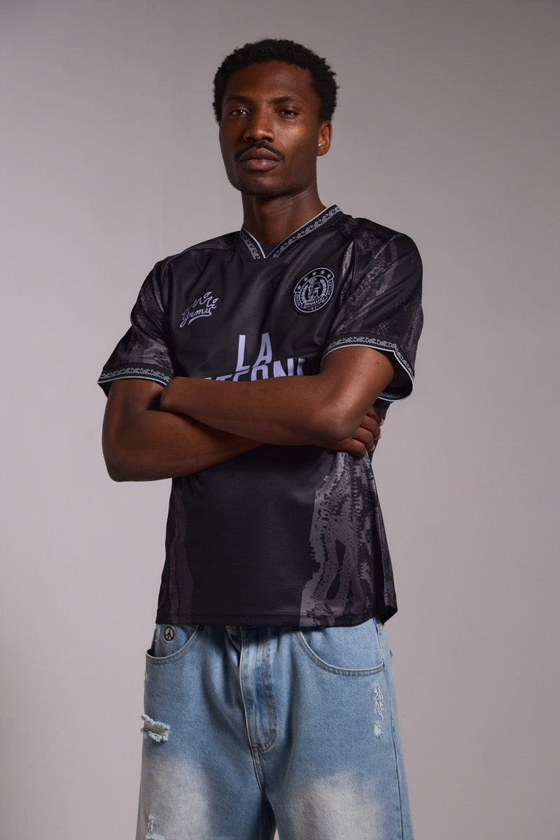 Camiseta Fútbol Grimey La Fraternité Rivaux Negra