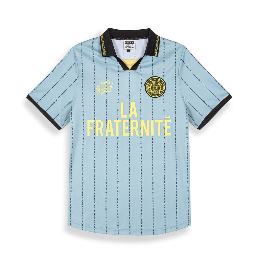 Camiseta Fútbol Grimey La Fraternité Bruler Piller Azul