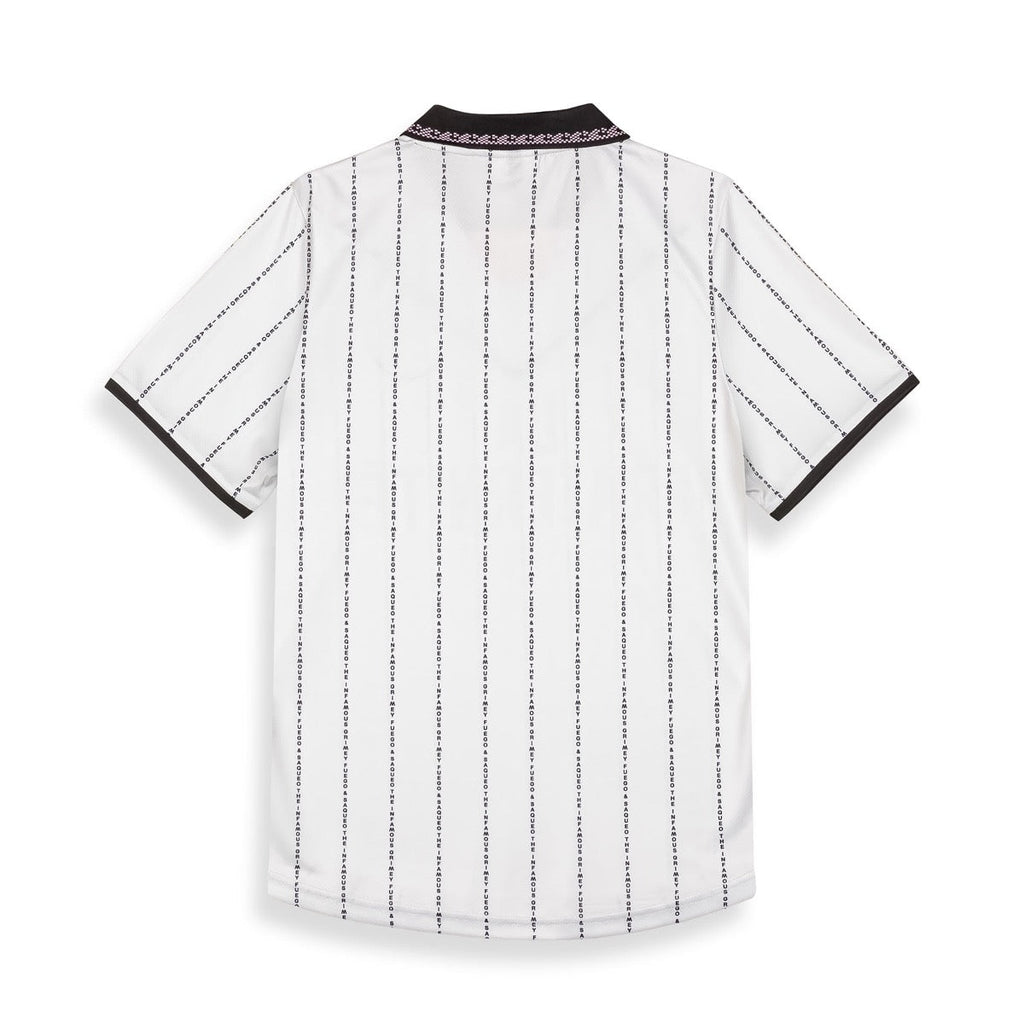 Grimey La Fraternité Bruler Piller Football Jersey Off-White