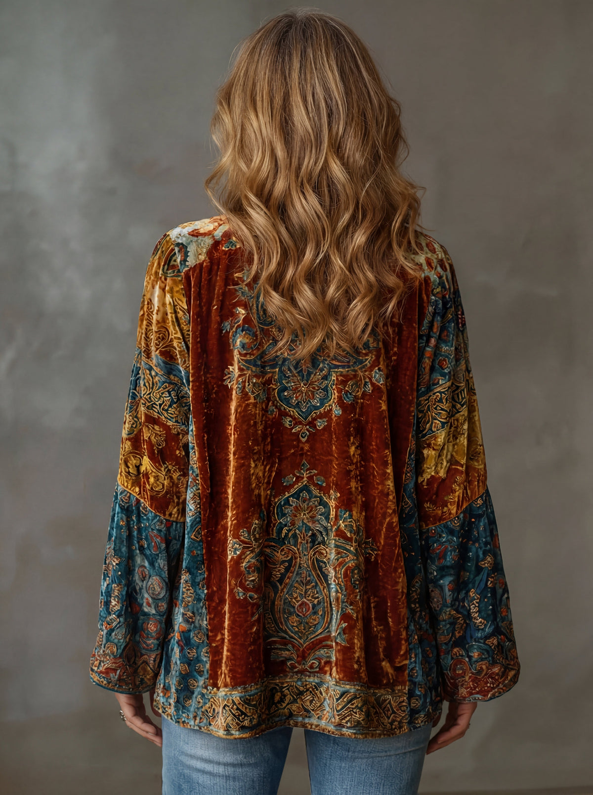 Kira | Chaqueta Kimono Boho Bordada