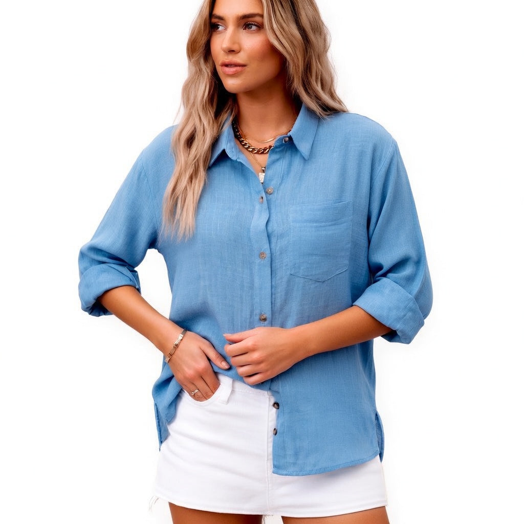 Romane | Blusa de Algodón Elegante