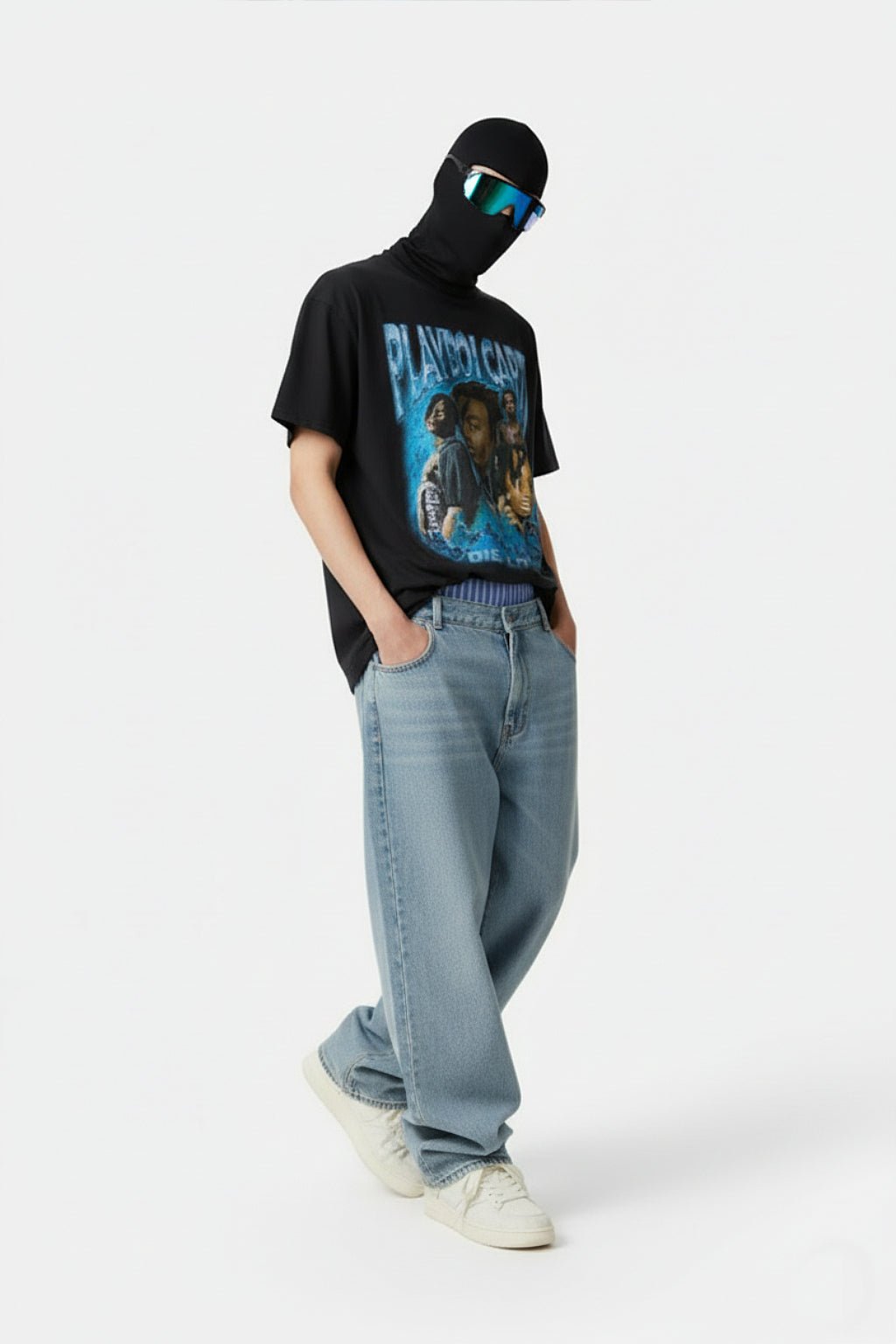 Vaquero Baggy Desteñido