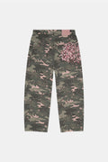 Embroidered Camo Jeans