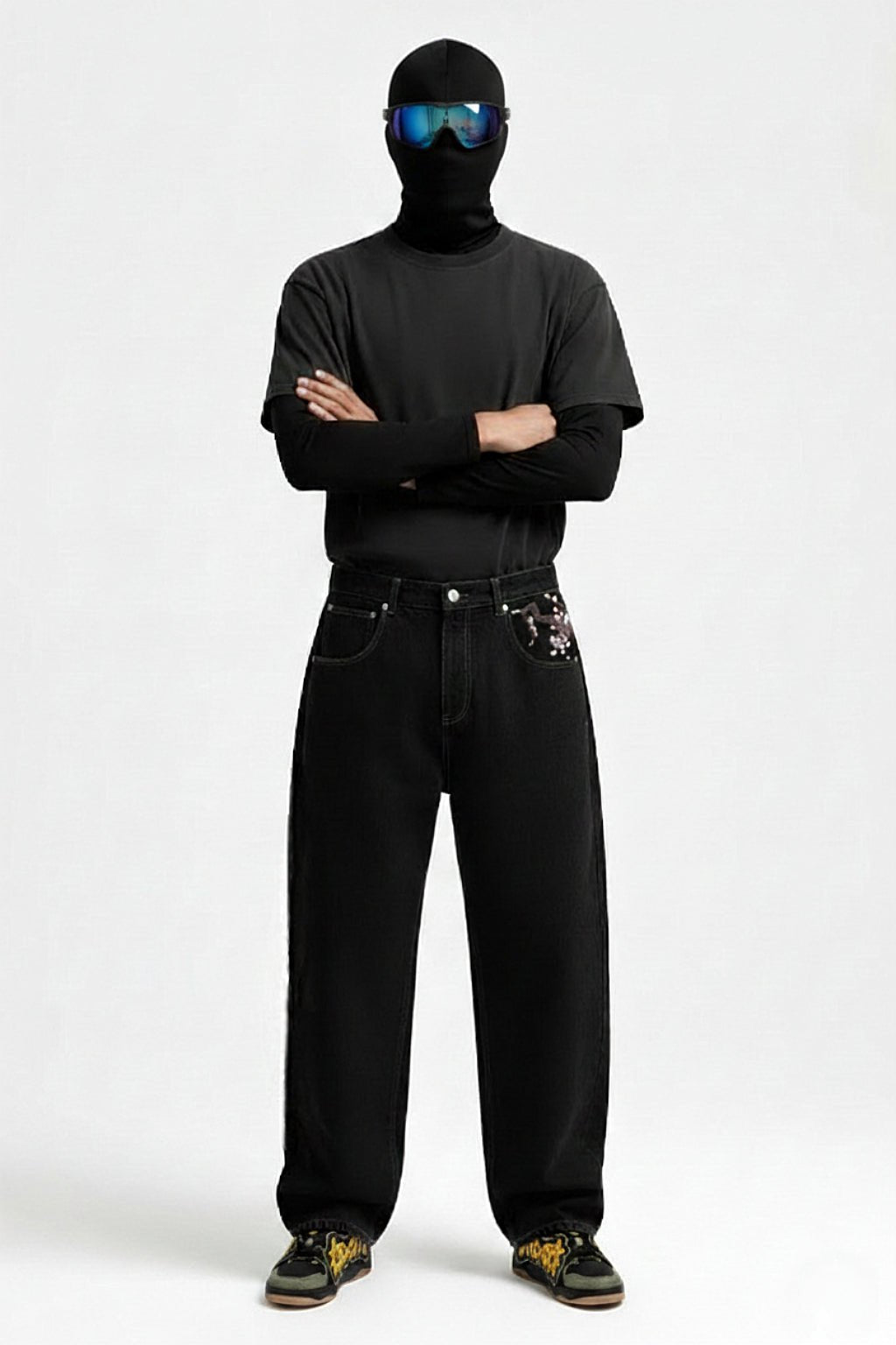 Japanese Print Jeans