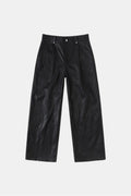 Pantalón Baggy de Piel