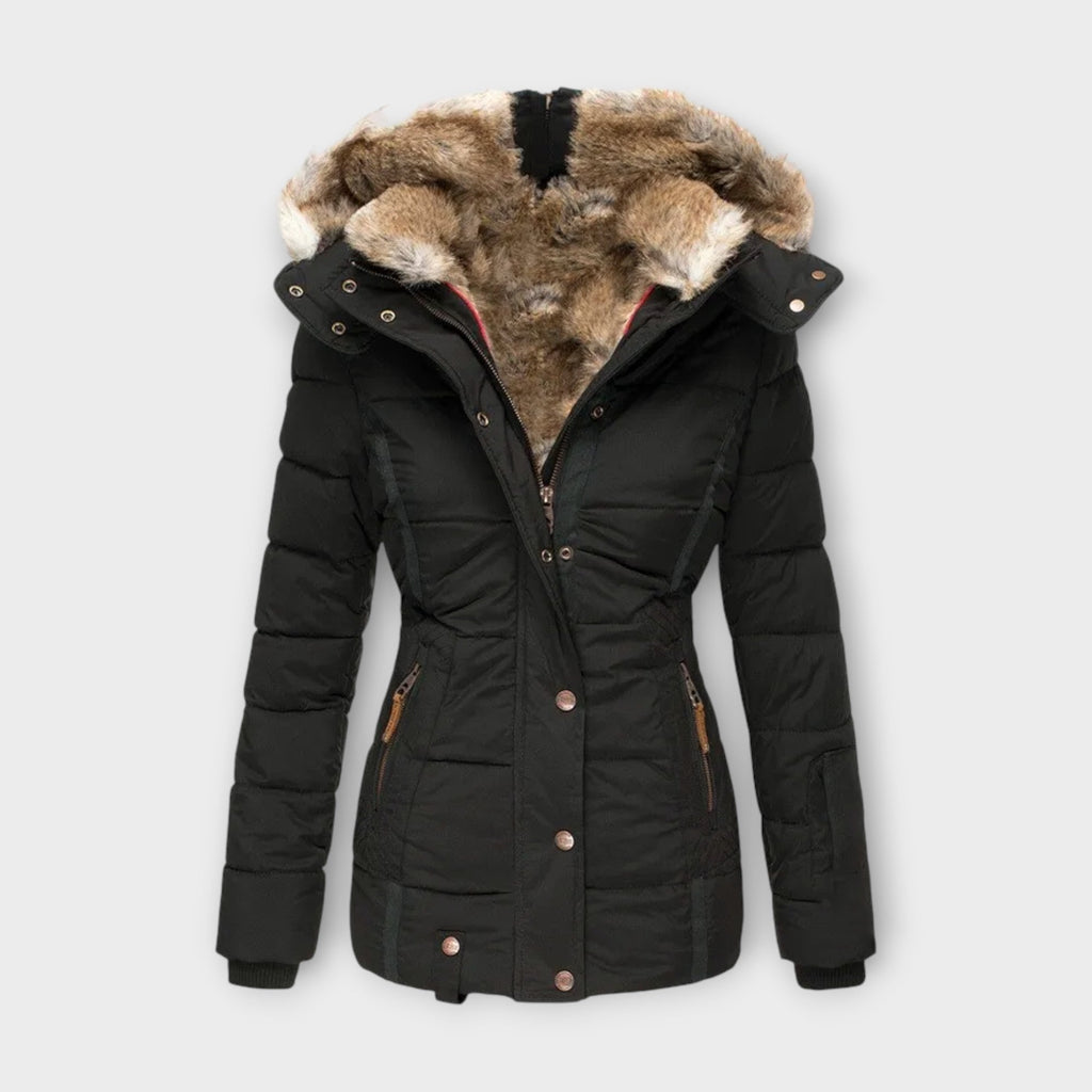 Carmen | Chaqueta acogedora forrada de piel sintética