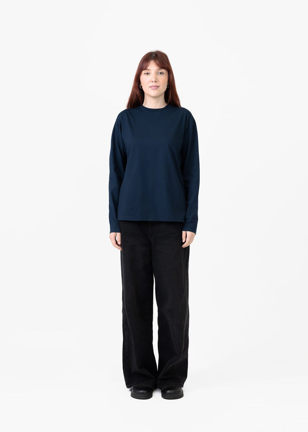 3-pack long-sleeve organic cotton t-shirts