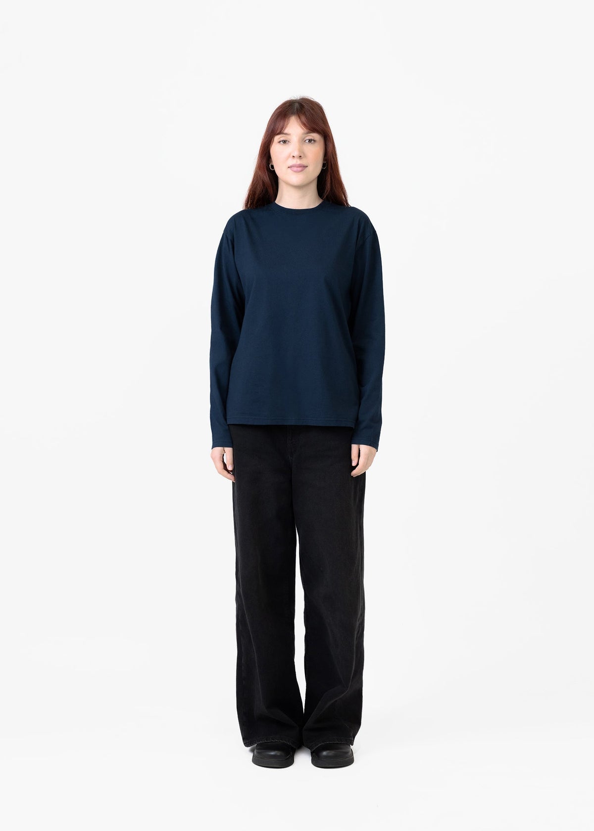 3-pack long-sleeve organic cotton t-shirts