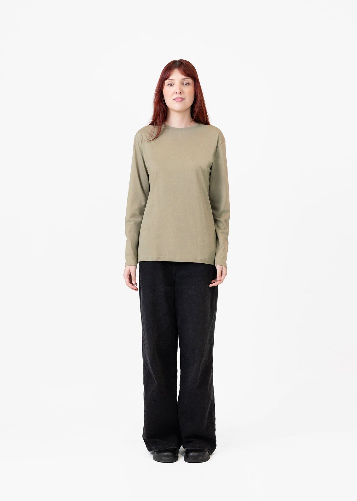3-pack long-sleeve organic cotton t-shirts