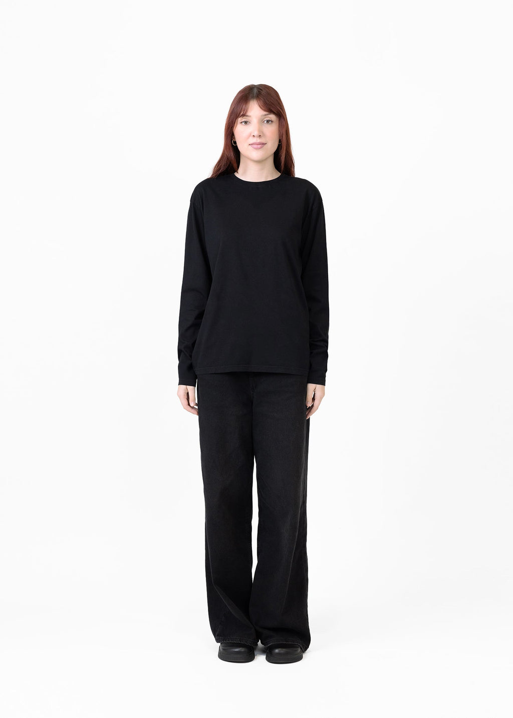 3-pack long-sleeve organic cotton t-shirts