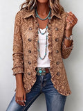 Candelaria | Chaqueta floral vintage con volantes