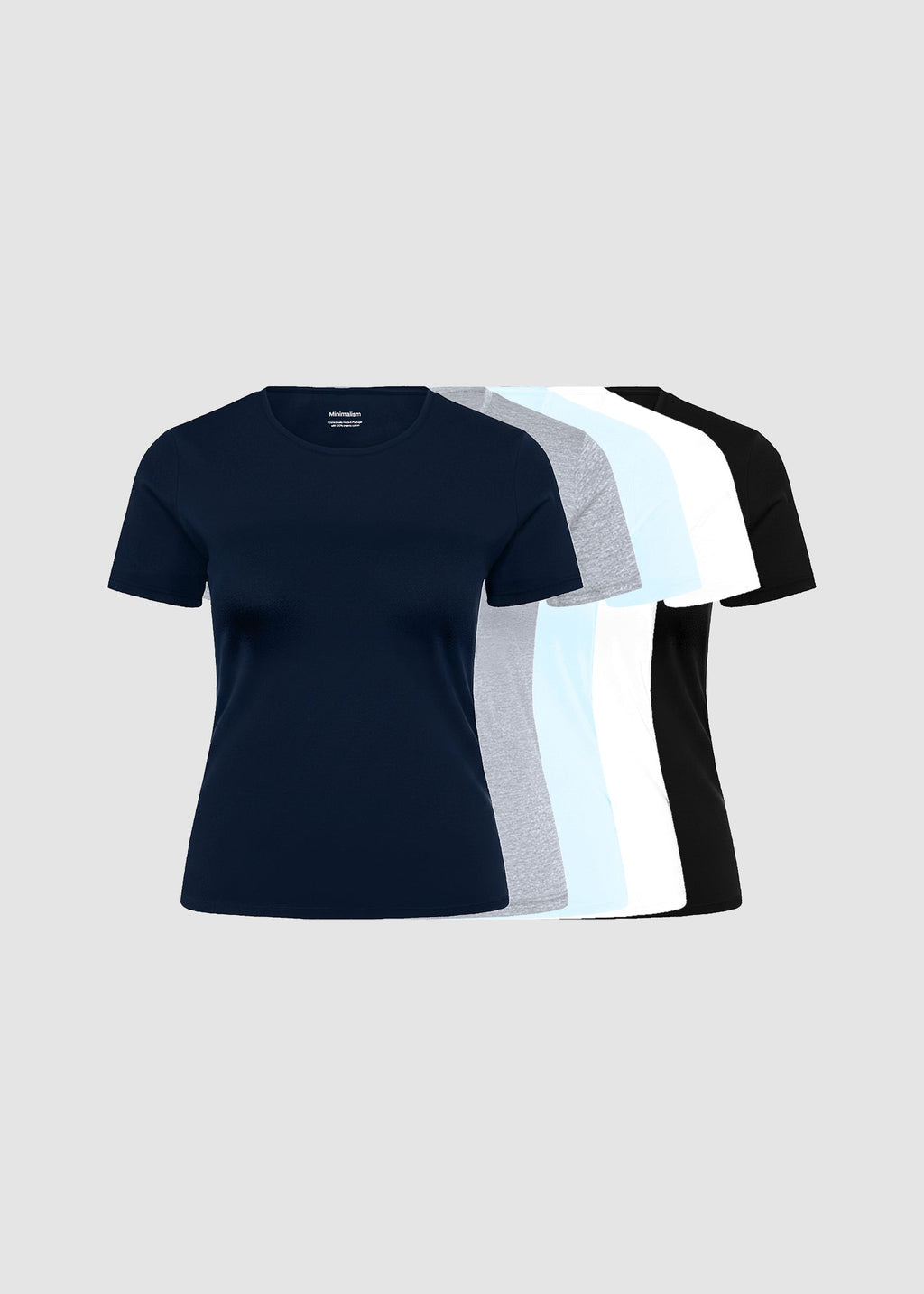 Women's organic cotton t-shirt | 5-pack