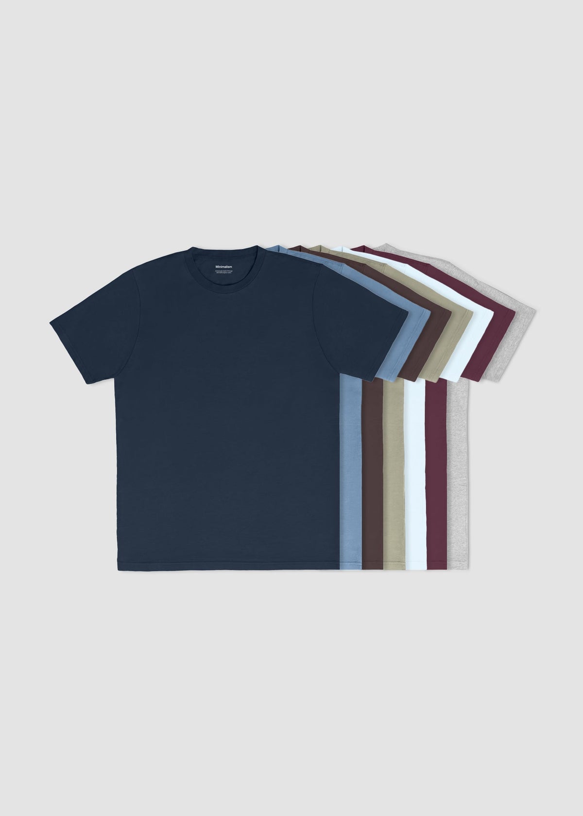 Camiseta algodón orgánico - Pack 7 uds