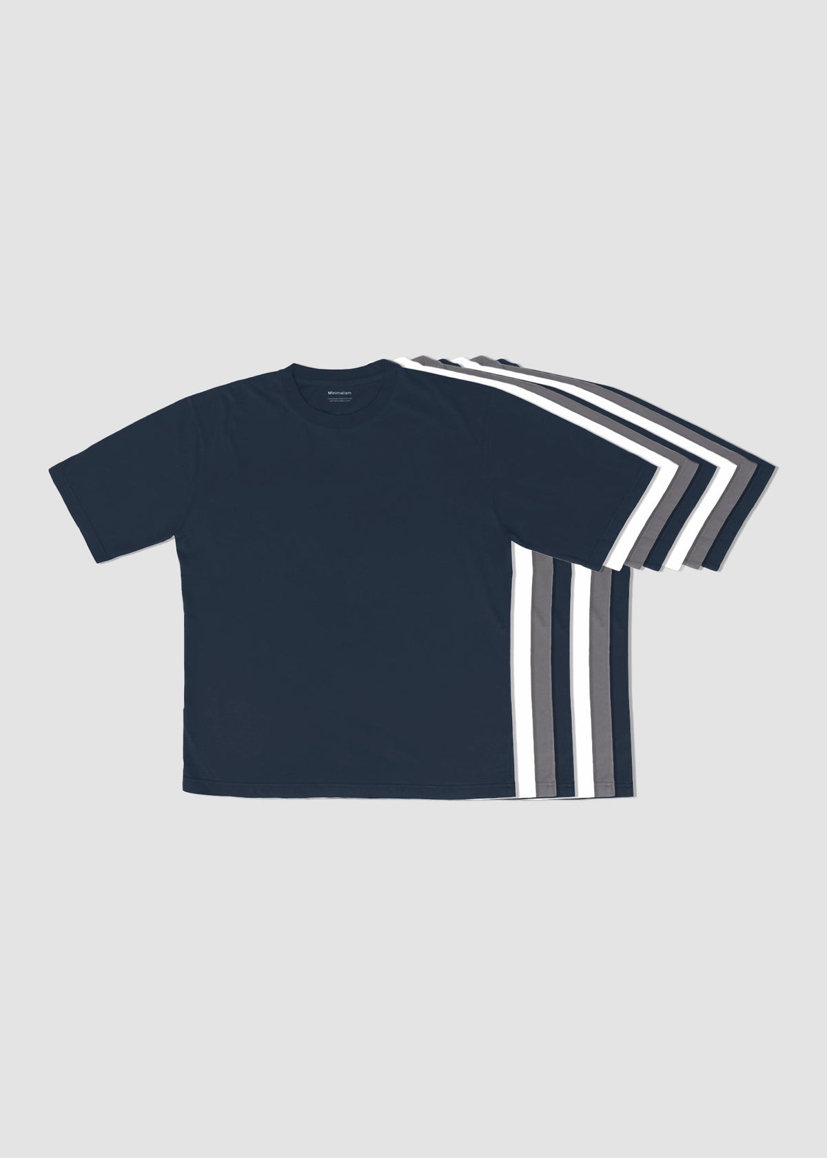 Camiseta Oversize Algodón Orgánico | Pack 7 uds