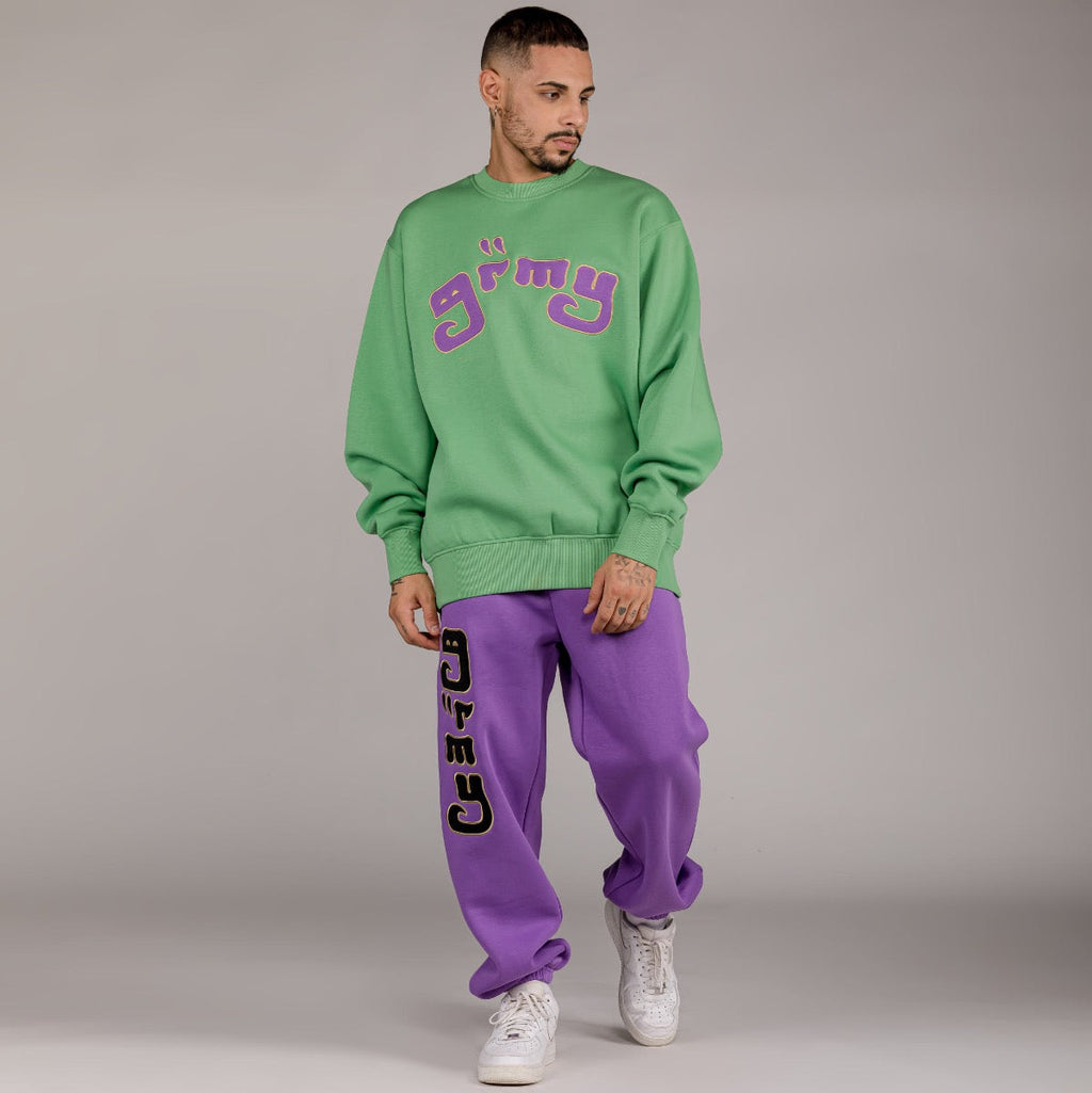 Grimey Lust Mantra Crewneck Sweatshirt Green
