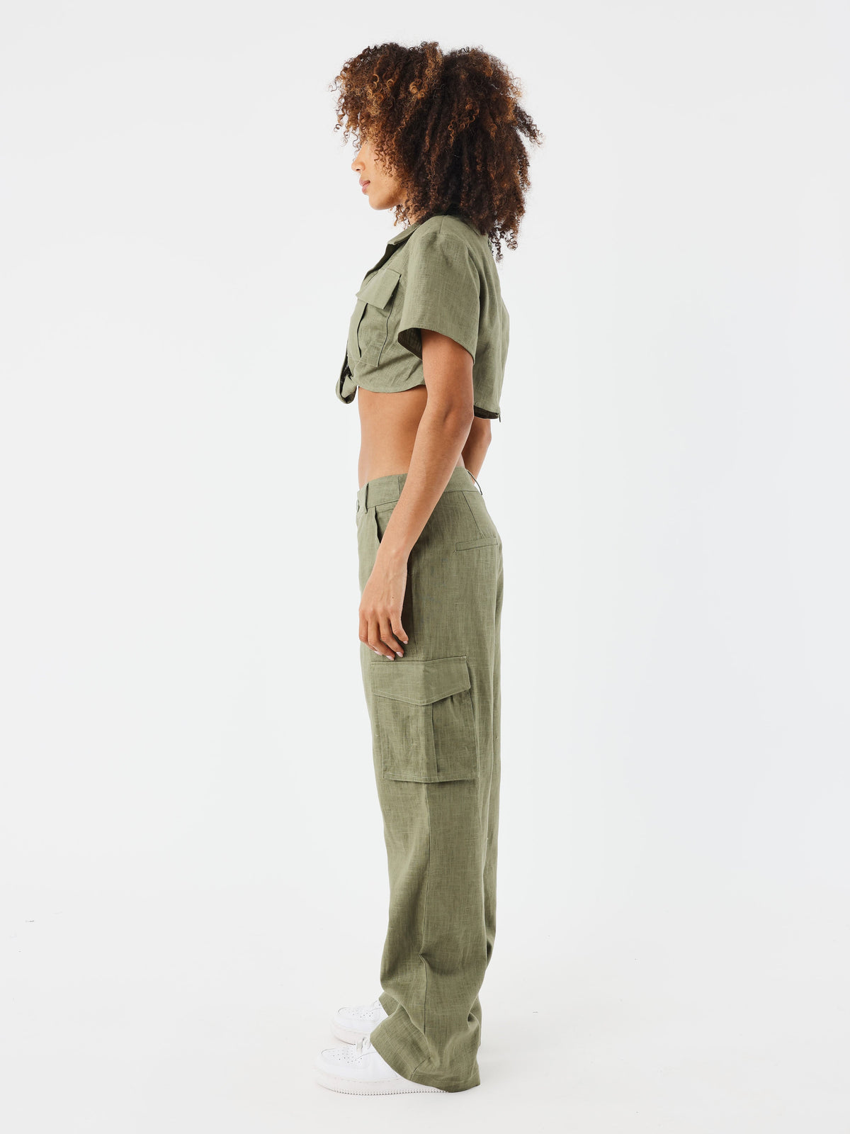Dark Olive Coastal Pants